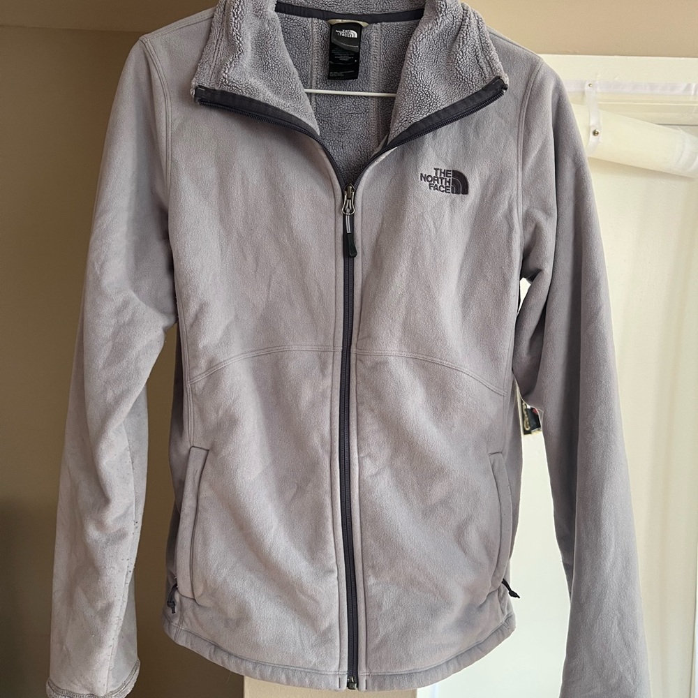 The North Face Light Gray Fleece Jacket